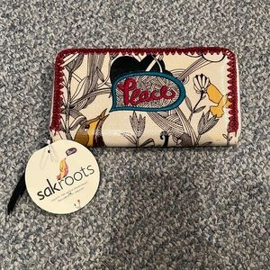 Sakroots Peace Wallet NWT
